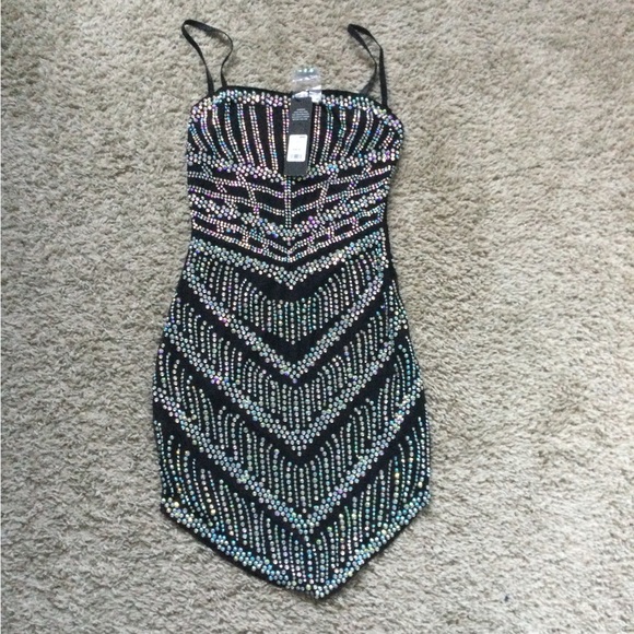 Grace Embellished Mini Dress - Picture 12 of 16